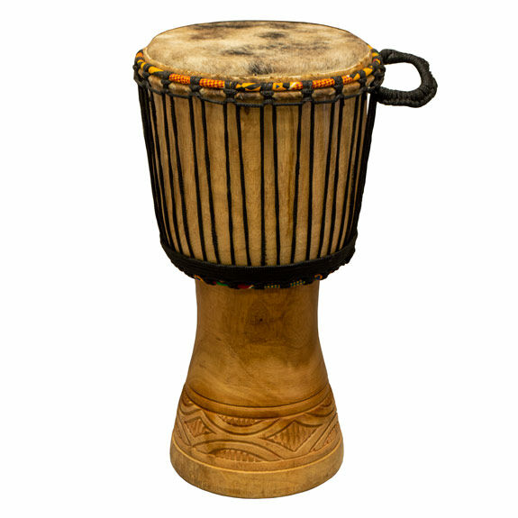 Ghanaian Authentic Rope Tuned Djembe - 9x18