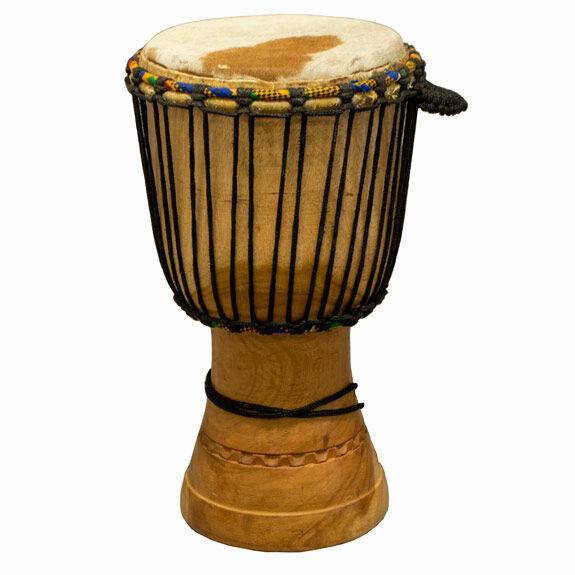 Ghanaian Rope Tuned Authentic Djembe - 10x22