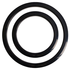 6" Gibraltar Port Hole Protector Ring - Black