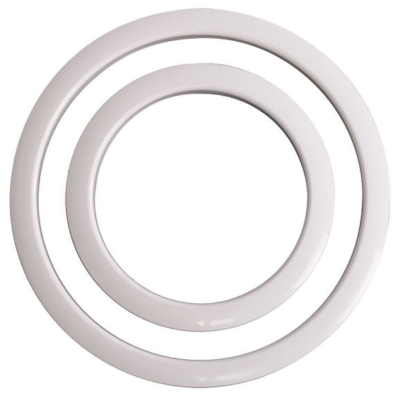 6" Gibraltar Port Hole Protector Ring - White