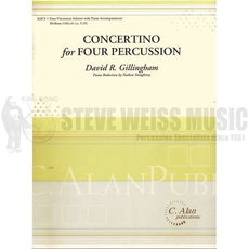 Gillingham-Concertino for Four Percussion (piano red.) (SP)-B/V/C/X/2M/5T/P/PN