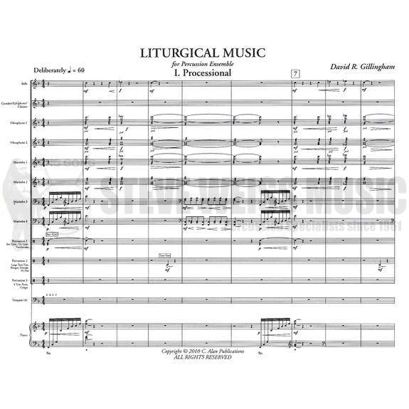 Gillingham-Liturgical Music (SP)-B/2V/C/Cro./4M/4T/P/PN