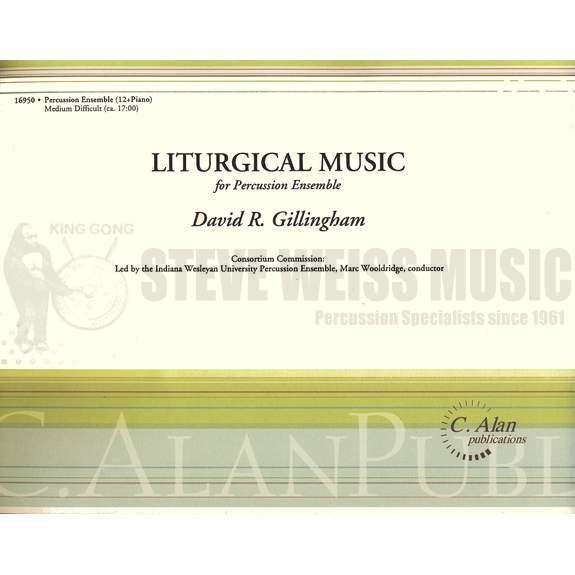 Gillingham-Liturgical Music (SP)-B/2V/C/Cro./4M/4T/P/PN