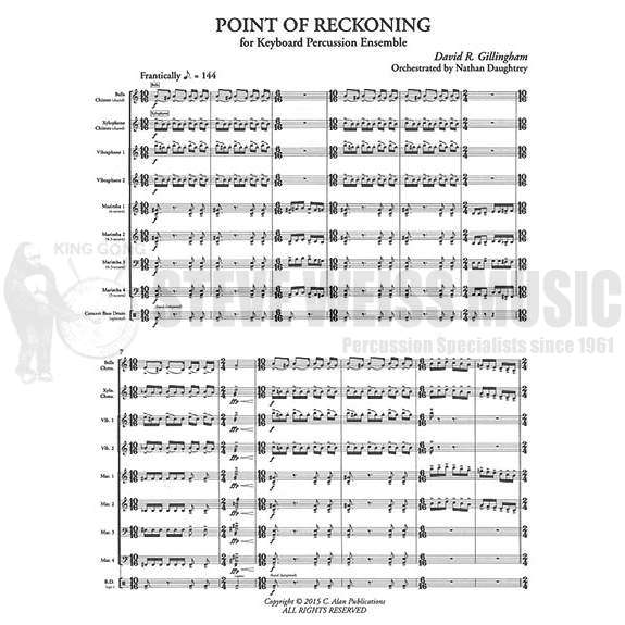 Gillingham-Point of Reckoning arr. Daughtrey (SP)-B/2V/C/ X/4M/P