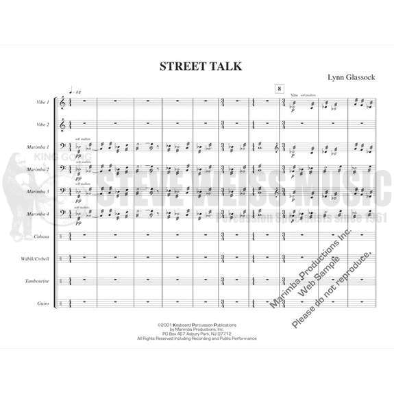 Glassock-Street Talk (SP)-2V/4M/P