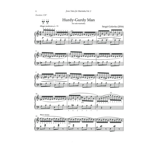 Golovko-Tales for Marimba vol. 2-M