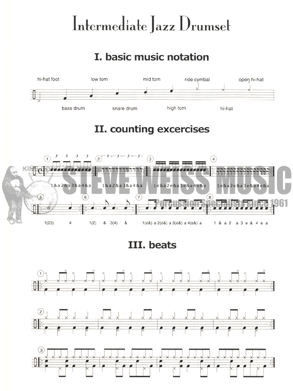 Gottlieb-Intermediate Jazz Drumset (DVD)