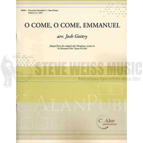 Gottry (arr.)-O Come, O Come, Emmanuel (SP)-B/2V/C/2M/DS/ P/BG