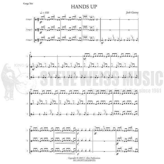 Gottry-Hands Up (SP-3)-3 congas