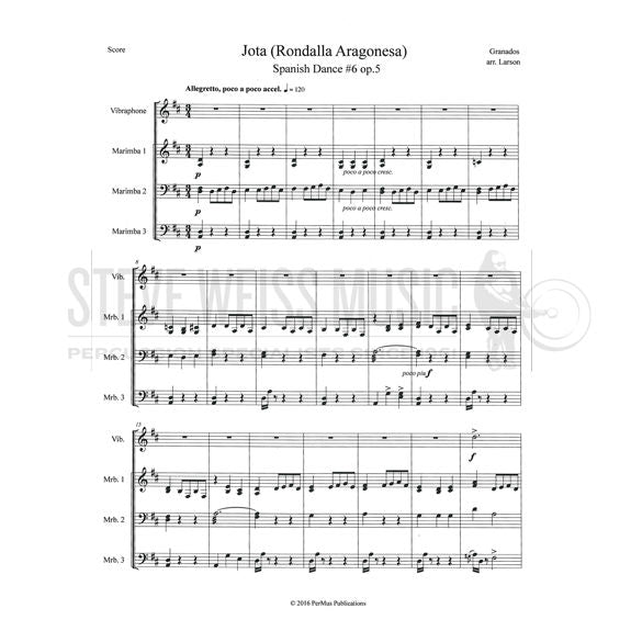 Granados-Jota (Rondalla Aragonesca) arr. Larsen (S)-V/3M