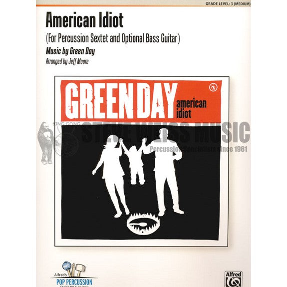 Green Day-American Idiot arr. Moore (SP)-B/V/X/2M/DS