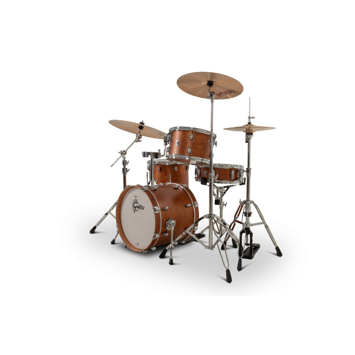 Gretsch Catalina Club CC2 4-piece Drum Set cc2-j484-swg Snare Side