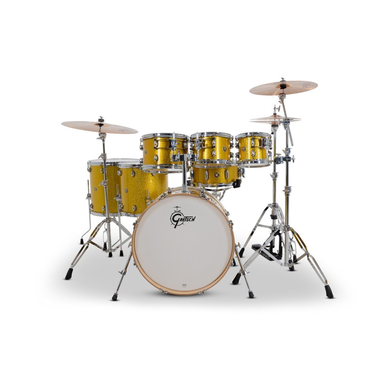 Gretsch Catalina Maple 7-piece Drum Set cm2-e627-ls Front