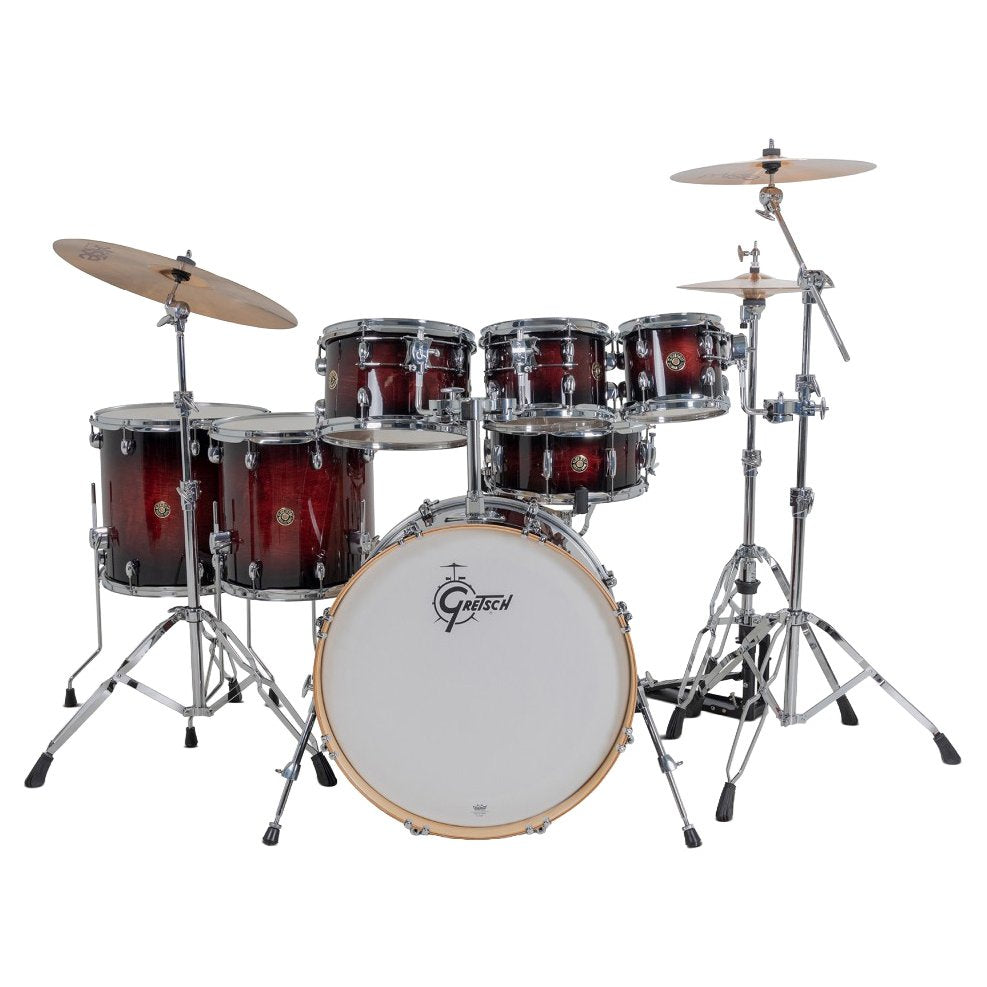 Gretsch Catalina Maple 7pc Shell Pack, Deep Cherry Burst Audience View