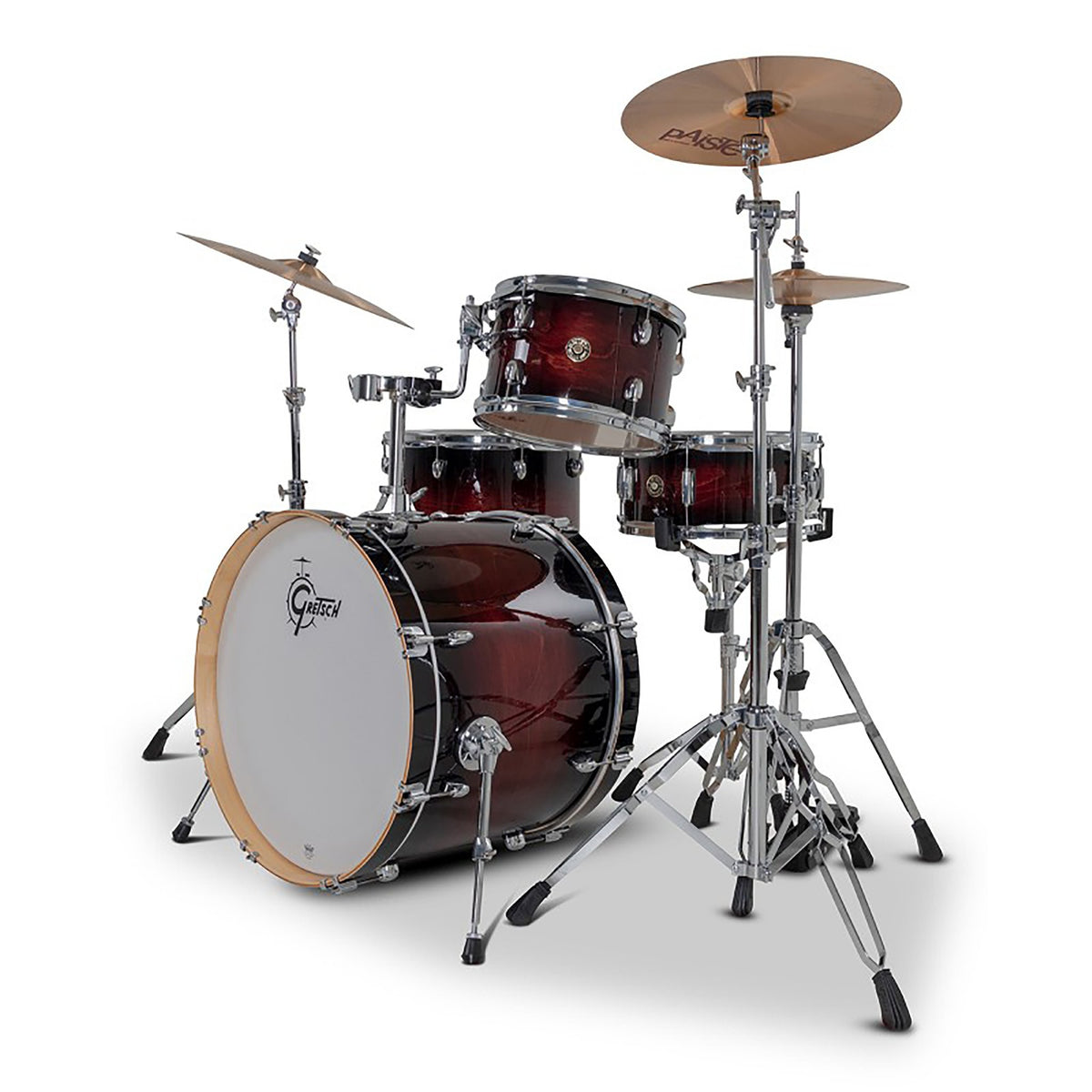 Gretsch Catalina Maple Drum Set Shell Pack Deep Cherry Burst cm2-e624s-dcb snare side