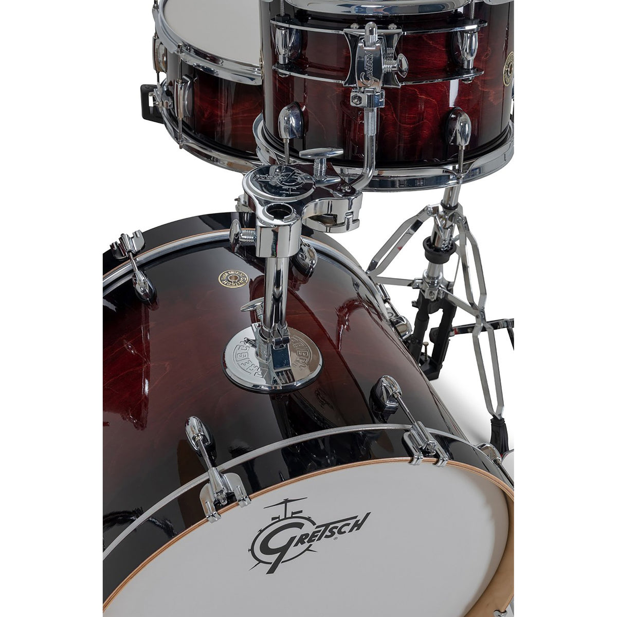 Gretsch Catalina Maple Drum Set Shell Pack Deep Cherry Burst cm2-e624s-dcb tom mount 1