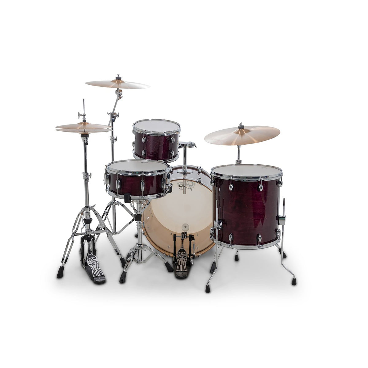 Gretsch Catalina Maple Drum Set Shell Pack Purple Gloss cm2-e624s-pg player view
