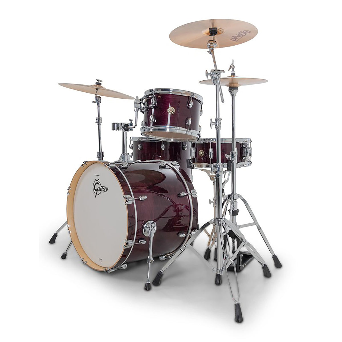 Gretsch Catalina Maple Drum Set Shell Pack Purple Gloss cm2-e624s-pg snare side