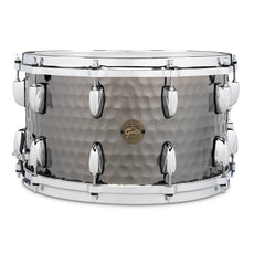 Gretsch Full Range Series Hammered Black Steel Snare Drum - 14x8 s1-0814-bsh