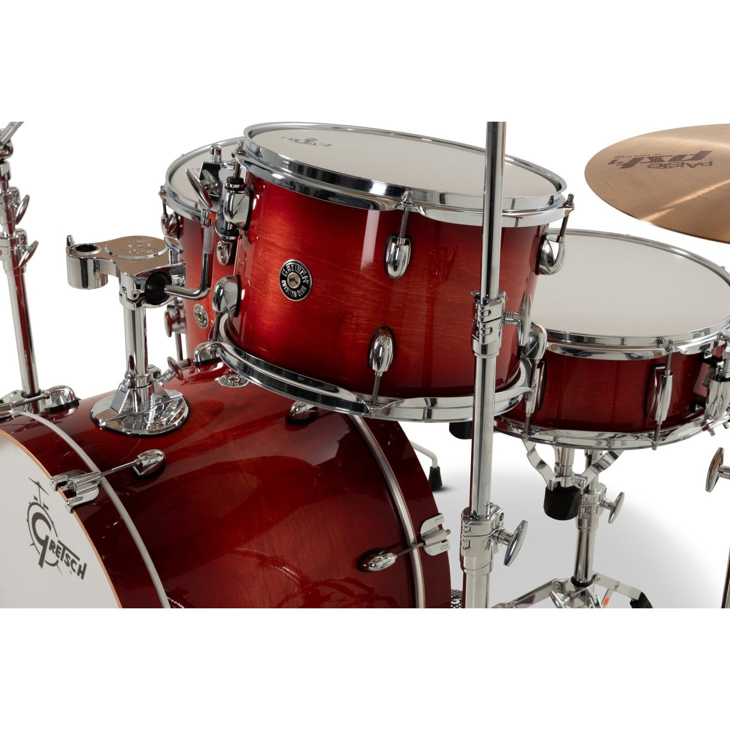 Gretsch Gloss Crimson Burst 12" tom close view