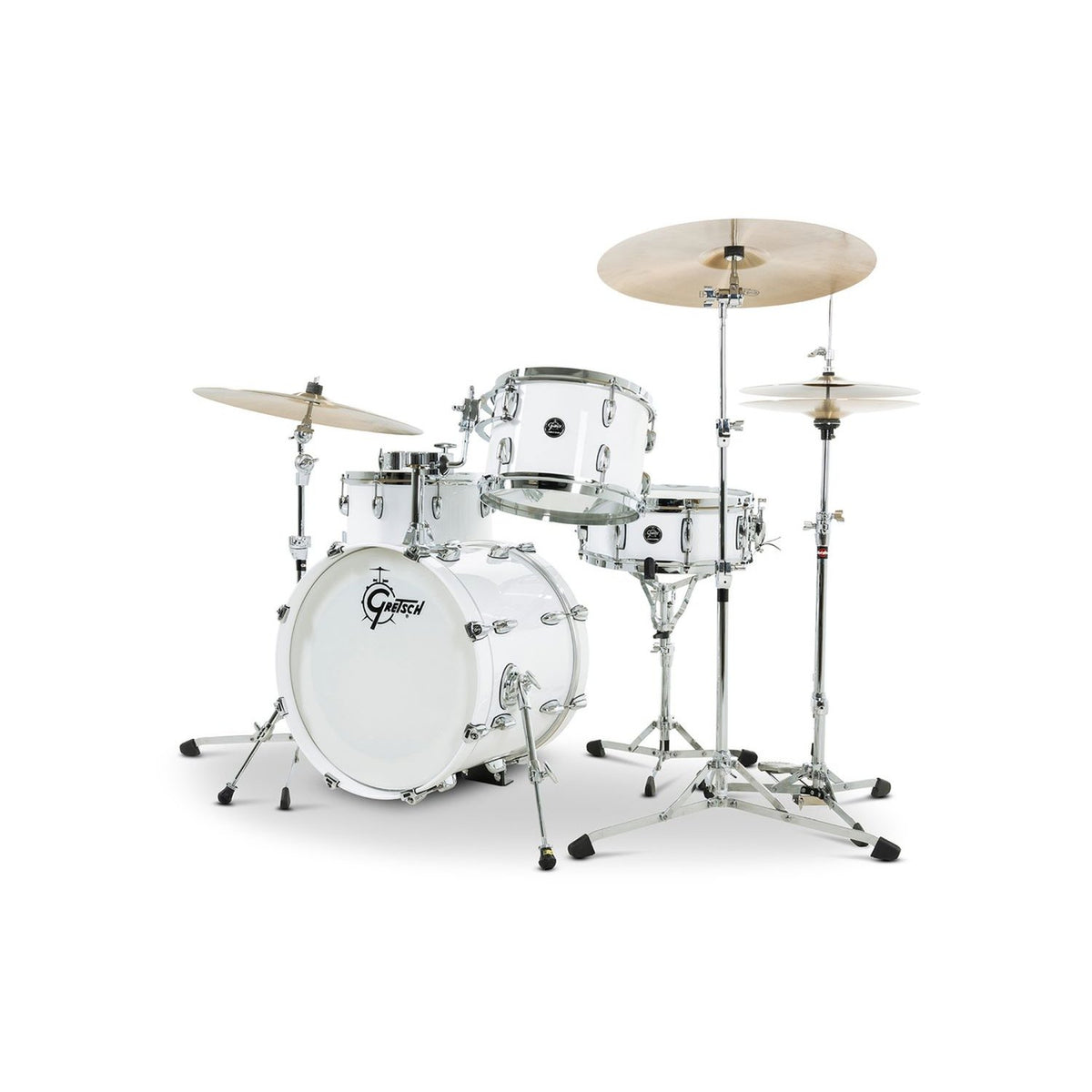 Gretsch Renown 4-piece Maple Drum Set rn2-j484-pw Snare Side