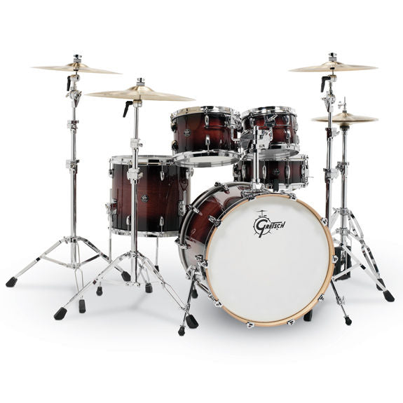 Gretsch Renown Maple 4pc - Satin Antique Blue Burst 22/10/12/16