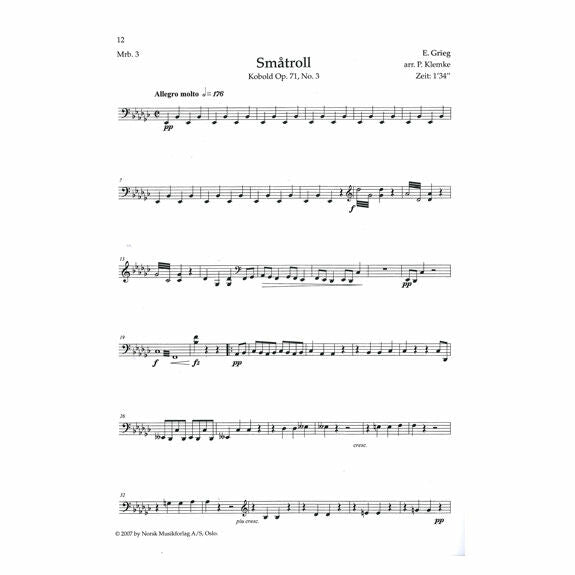 Grieg-Edvard Grieg Book arr. Klemke (SET OF PARTS)-2-3M