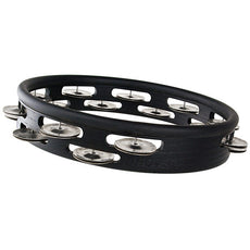 Grover 10" Studio Pro Double Row Headless Tambourine - German Silver
