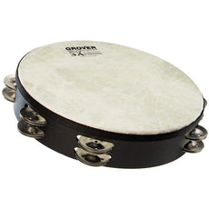 Grover 10" SX Double Row Tambourine - German Silver