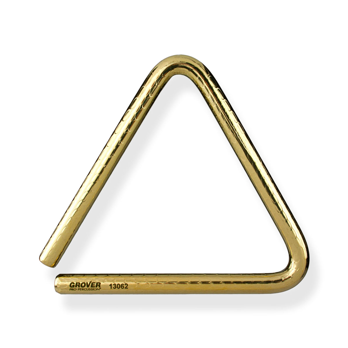 Grover Bronze Pro Hammered Triangle - 7"