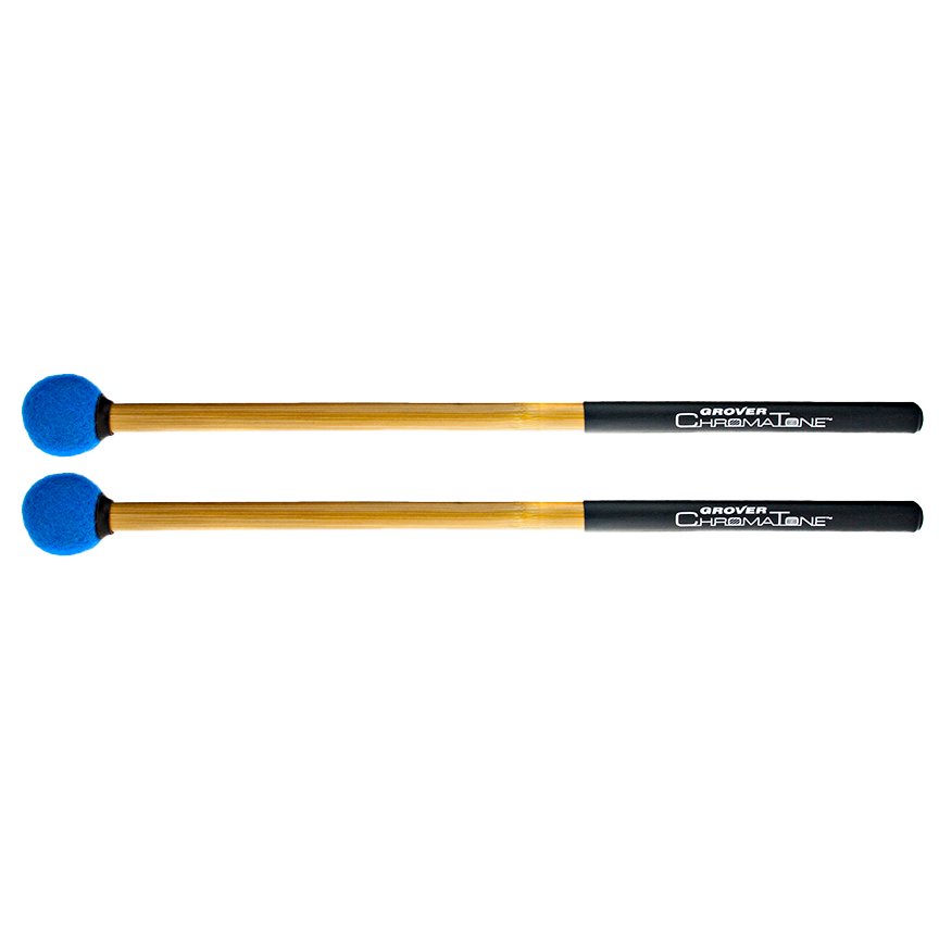 Grover ChromaTone II TMB-C12 Legato Timpani Mallets Sapphire Blue