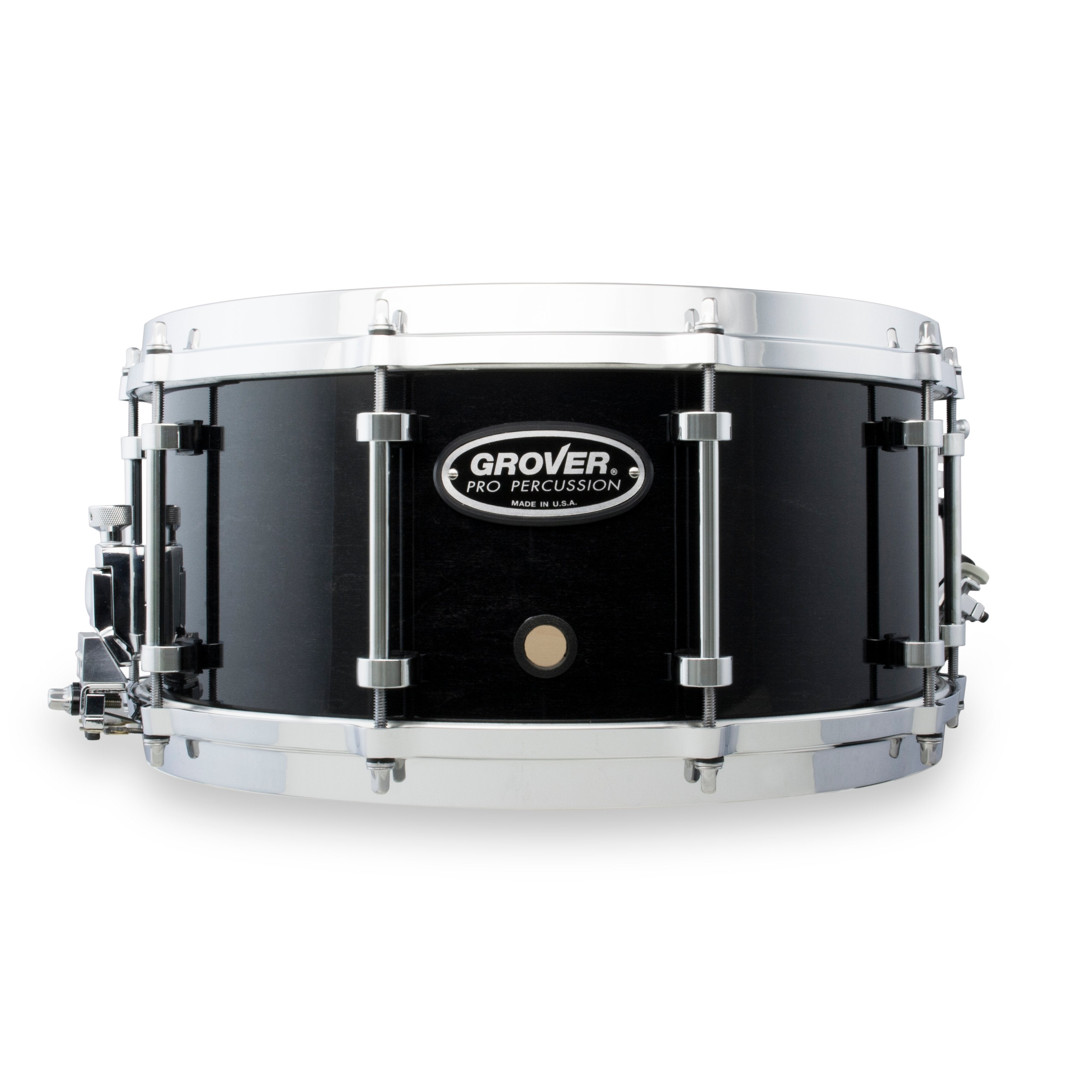 Grover G3T "ITaP" Symphonic Snare Drum - 14" x 6.5" - Charcoal Ebony