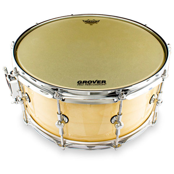 Grover 14x6.5 Symphonic Snare Drum - Natural Finish