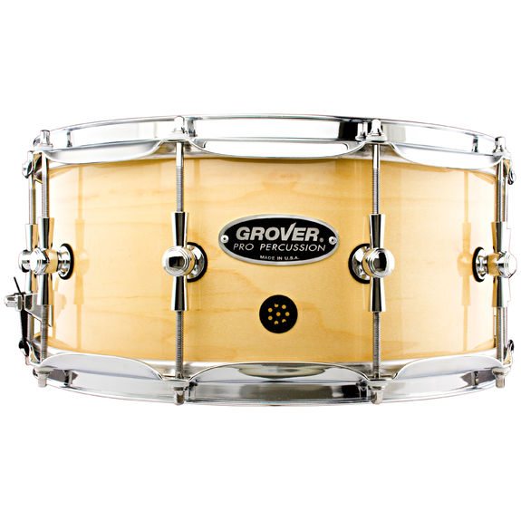 Grover 14x6.5 Symphonic Snare Drum - Natural Finish
