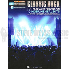 Hal Leonard-Classic Rock Playalong for Keyboard Perc. (Audio Access Included)