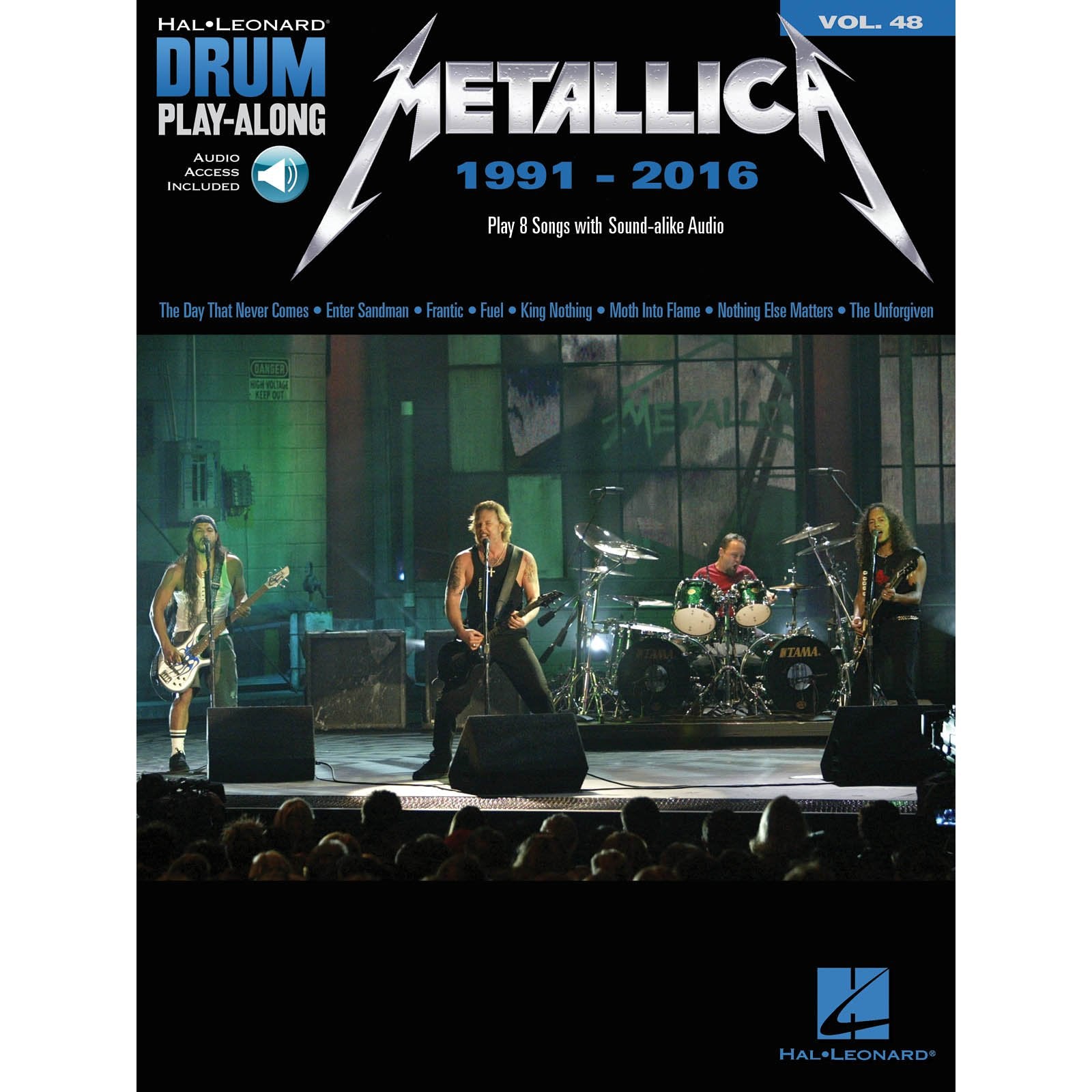 Hal Leonard Drum Playalong-Metallica: 1991-2016 vol. 48 (Audio Access Included)