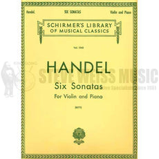 Handel-Six Sonatas for Violin and Piano-Mal/PN