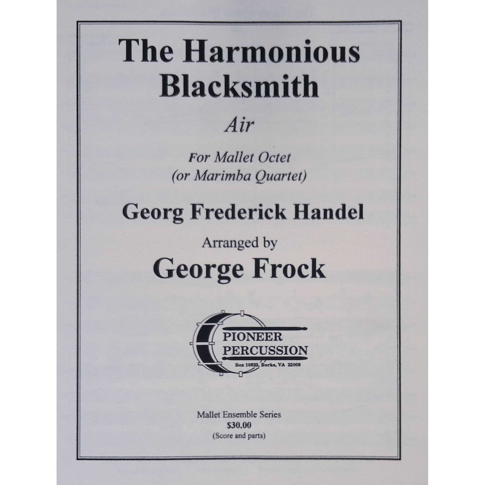 Harmonious Blacksmith by George Frideric Handel arranged by George Frock
