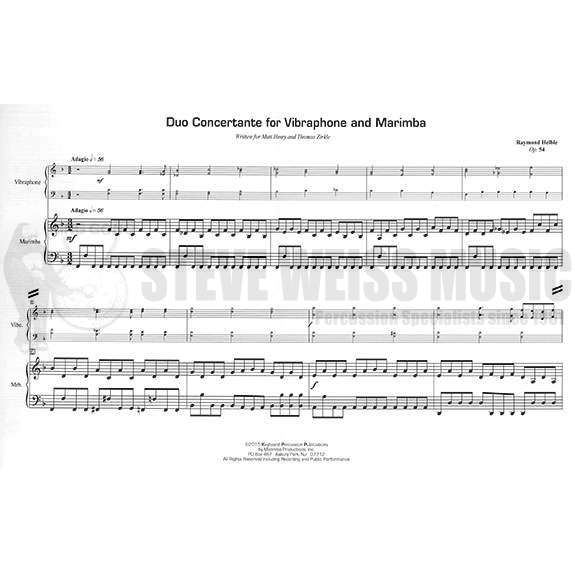 Helble-Duo Concertante for Vibraphone and Marimba (P)-V/M