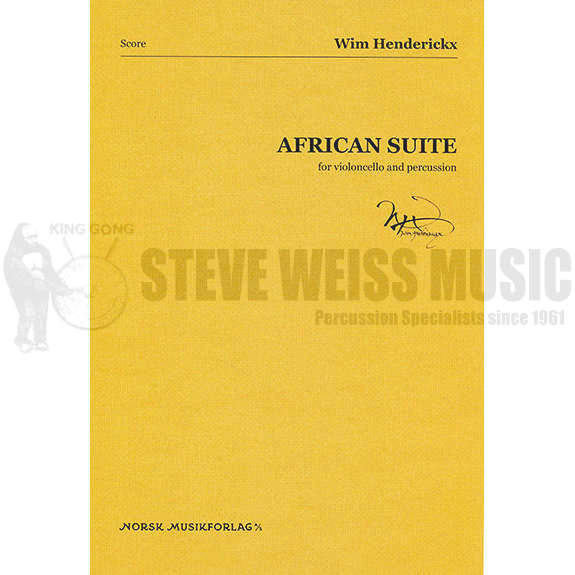 Henderickx-African Suite (cello version) (SP)-P/VC