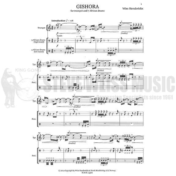 Henderickx-Gishora (trumpet version) (SP)-P/TP