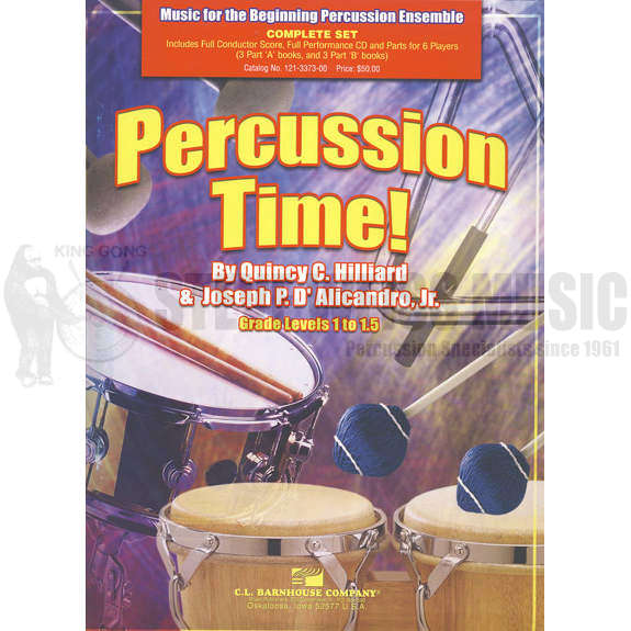 Hilliard/D'Alicandro-Percussion Time (complete set)-Mall. inst./P