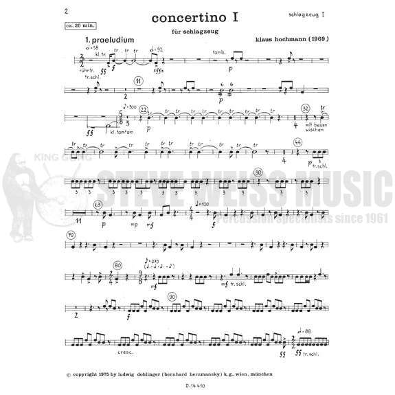 Hochmann-Concertino 1(P)-P