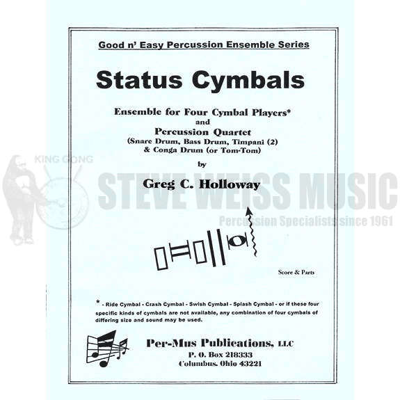 Holloway-Status Cymbals (SP)-2T/P