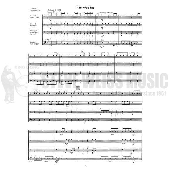 Houllif-Contest Ensembles for Young Percussionists (SP)-2T/P
