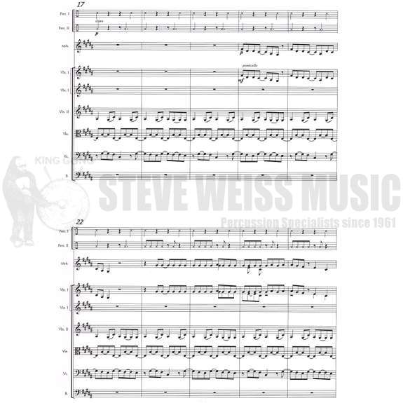Huebner-African Portrait (StS)-M/P/solo VN/string orch.