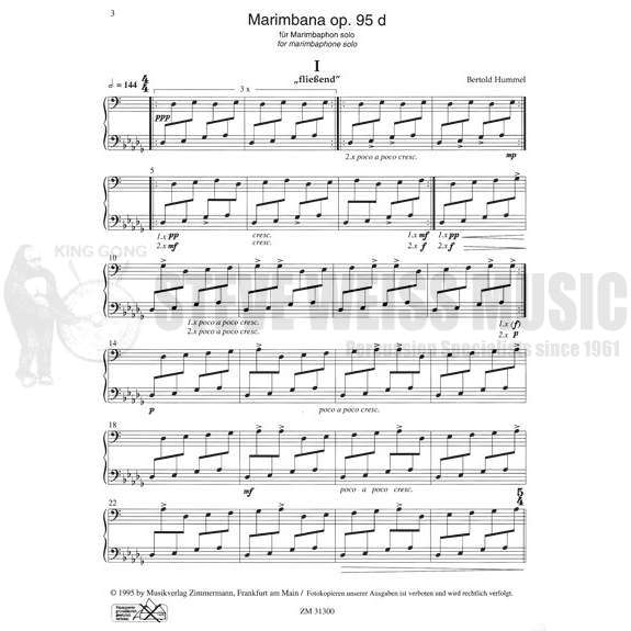 Hummel-Marimbana Op. 95d(S)-M
