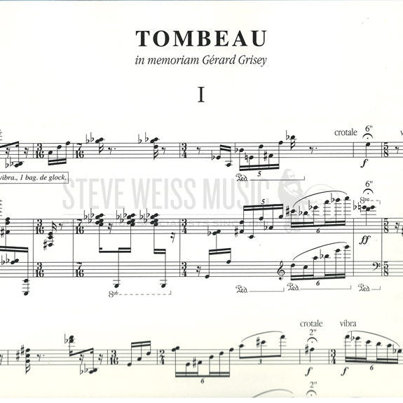 Hurel-Tombeau: In Memoriam Gerard Grisey (SP)-P/PN