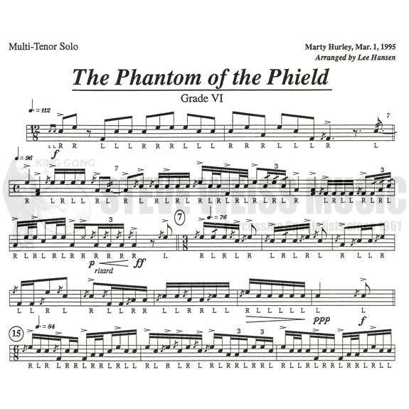 Hurley-Phantom of the Phield arr. Hansen (Tenor Solo)-Quads