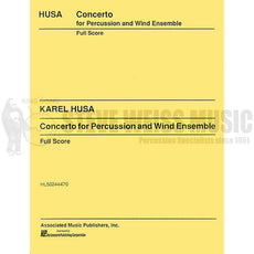 Husa-Concerto/Perc/Wind Ens (S)-P/3T/V/M/X/2B/2C/Wind Ensemble